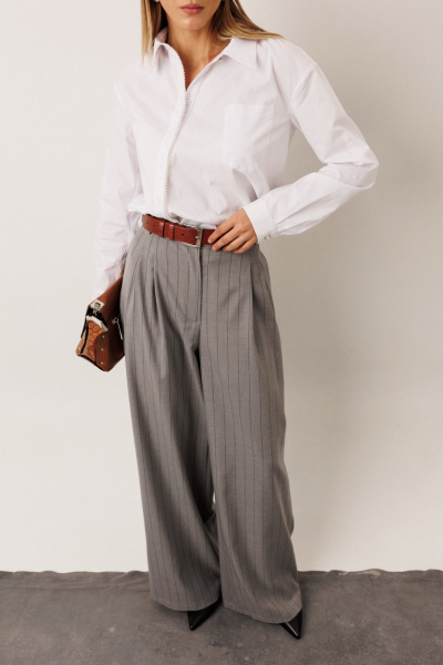 Брюки, жакет KOKOdea 30005 серый - фото 5