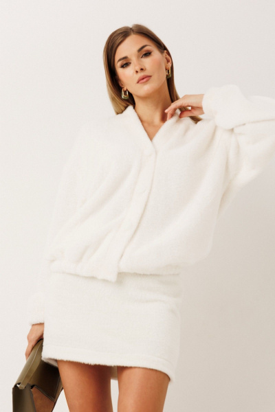 Джемпер, юбка KOKOdea 31004 молочный - фото 4