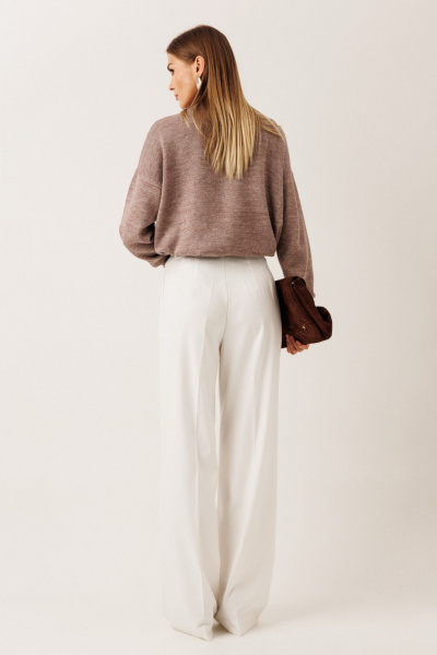 Брюки KOKOdea 50001.2 молочный - фото 4