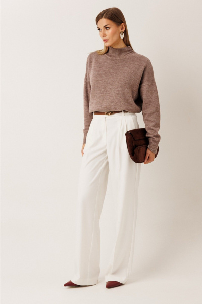 Брюки KOKOdea 50001.2 молочный - фото 3