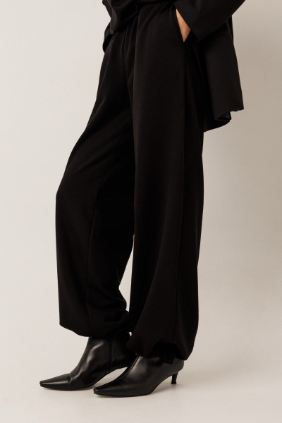 Брюки KOKOdea 50011 чёрный - фото 4