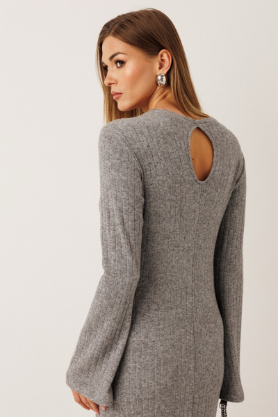 Платье KOKOdea 70006 серый - фото 6