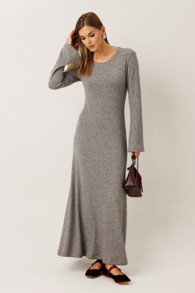 Платье KOKOdea 70006 серый - фото 1