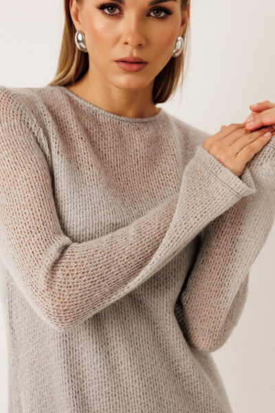 Платье KOKOdea 70009 серый - фото 5