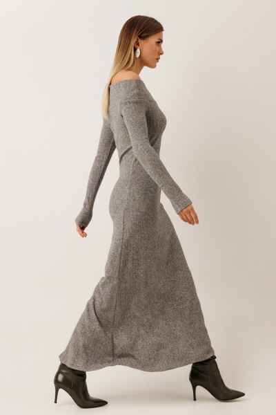Платье KOKOdea 70013 серый - фото 3