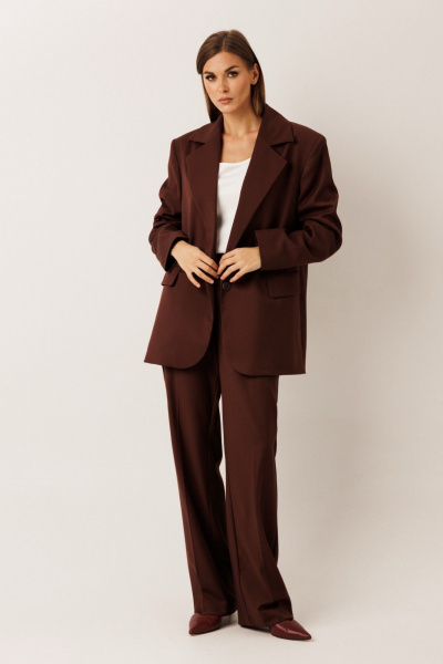 Жакет KOKOdea 80002 шоколад - фото 4