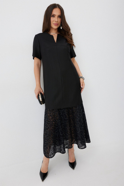 Платье Магия моды 2661 черный - фото 2