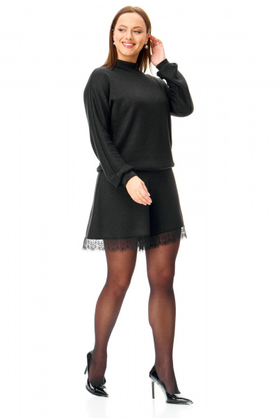 Джемпер, шорты T&N 7717 черный - фото 3