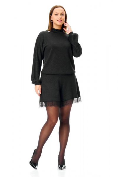 Джемпер, шорты T&N 7717 черный - фото 2
