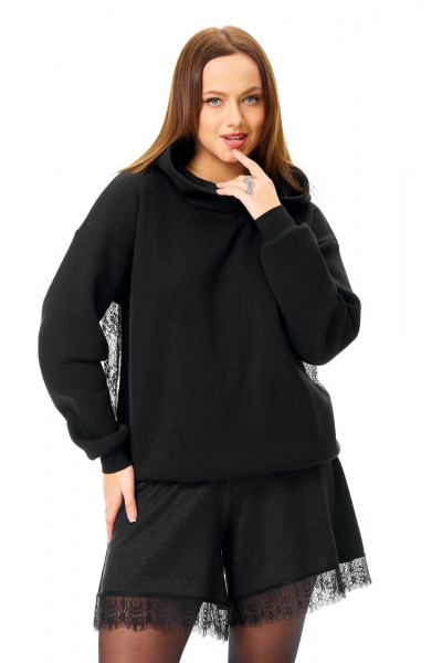 Худи T&N 7719 черный - фото 4