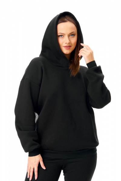 Худи T&N 7720 черный - фото 2