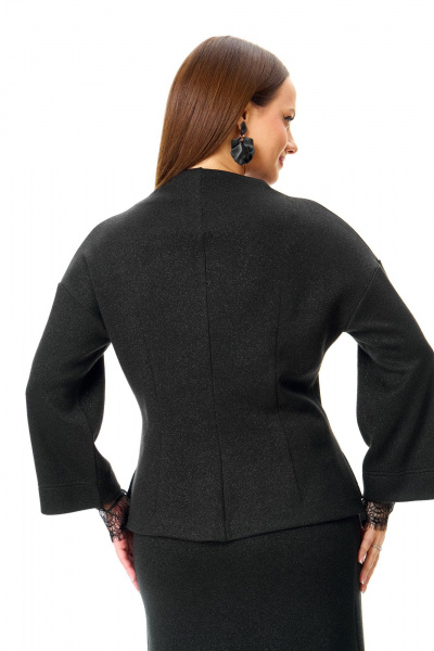 Джемпер, юбка, манжеты T&N 7721 черный - фото 6