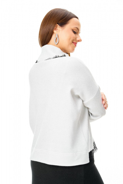 Джемпер T&N 7723 белый - фото 3