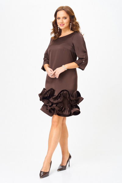 Платье Mubliz 291 шоколад - фото 4