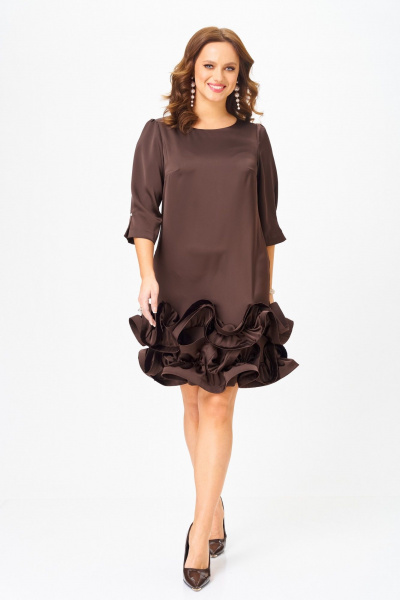 Платье Mubliz 291 шоколад - фото 3