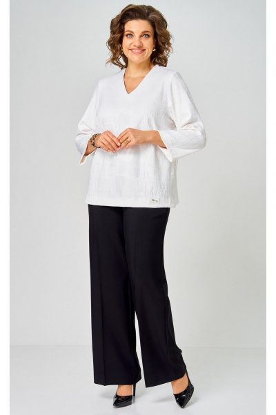 Блуза БелЭльСтиль 880-3_30_22 белый принт - фото 6