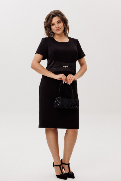 Платье Anelli 1761 черный_лебедь - фото 10