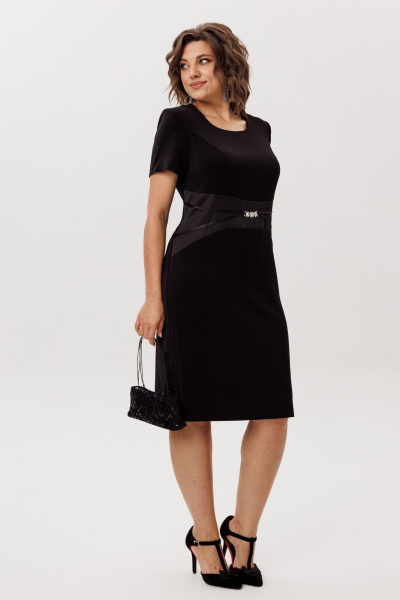 Платье Anelli 1761 черный_лебедь - фото 9