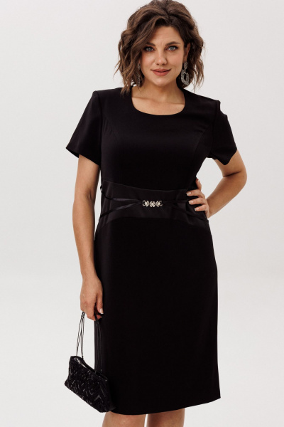 Платье Anelli 1761 черный_лебедь - фото 8