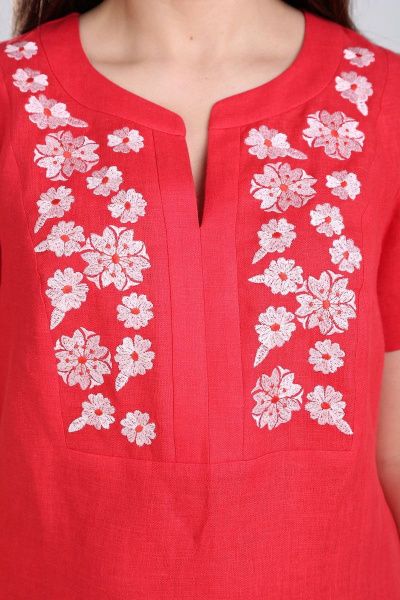 Платье MALI 419-019 красный - фото 6