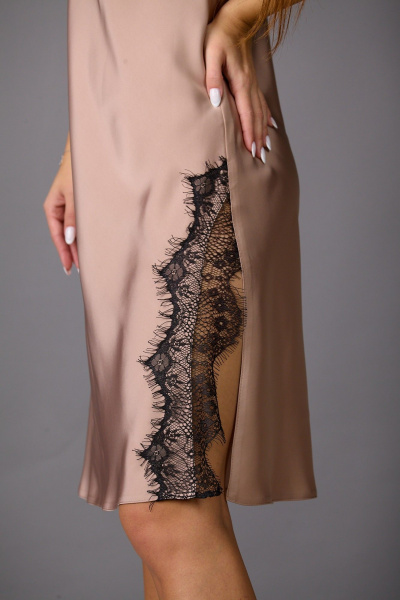 Платье Rosheli 834/2 бежевый - фото 10