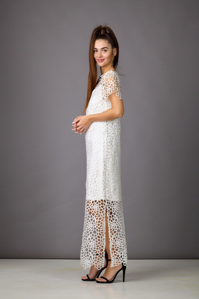 Жакет, платье Rosheli 842/2 молочный - фото 7