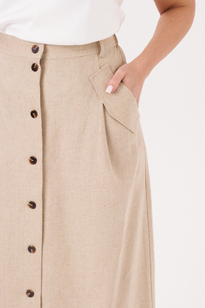 Юбка Панда 185950w бежевый - фото 3
