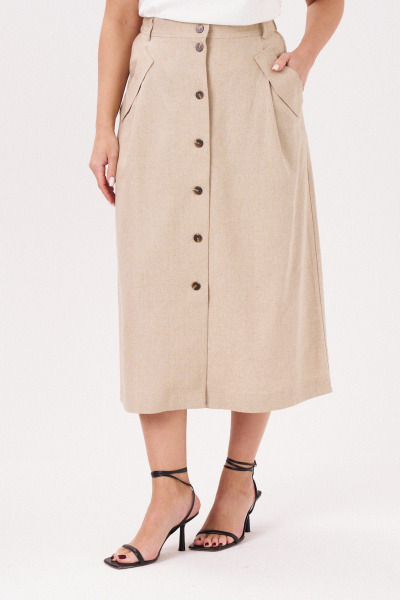 Юбка Панда 185950w бежевый - фото 2