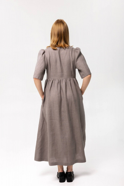 Платье SHLOMO 4-32 серый - фото 3