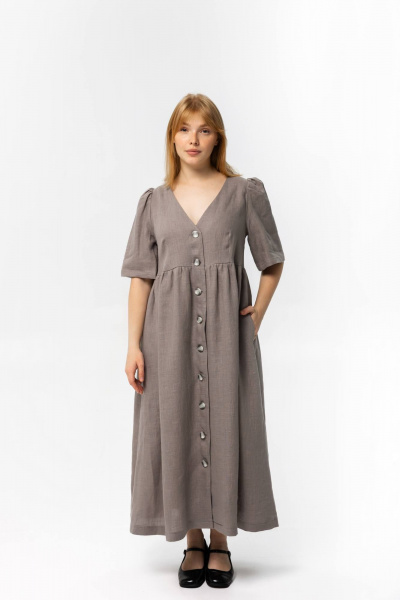 Платье SHLOMO 4-32 серый - фото 1
