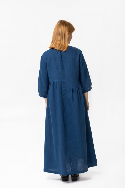 Платье SHLOMO 4-33 синий - фото 2