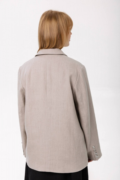 Жакет SHLOMO 6-1 светло-серый - фото 2