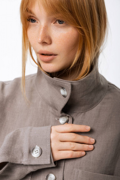 Куртка SHLOMO 9-4 серый - фото 3