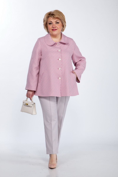 Жакет трапеция с прорезными карманами и воротником Djerza 071 - фото 3