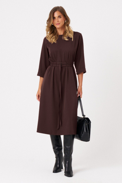 Платье Панда 115280 темно-бордовый - фото 1