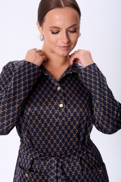 Платье TVIN 7878 синий - фото 12