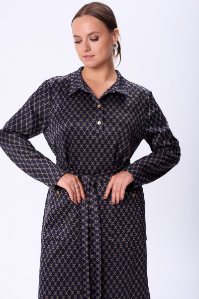 Платье TVIN 7878 синий - фото 11