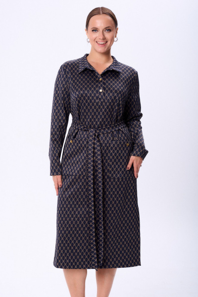 Платье TVIN 7878 синий - фото 10