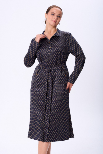 Платье TVIN 7878 синий - фото 9