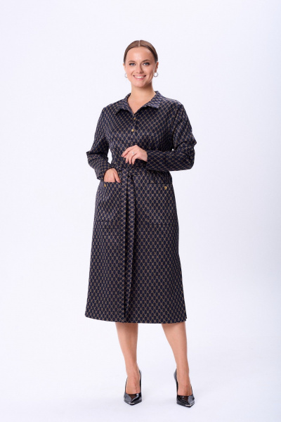 Платье TVIN 7878 синий - фото 1