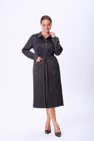 Платье TVIN 7878 синий - фото 2