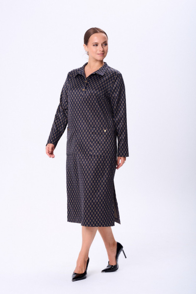 Платье TVIN 7878 синий - фото 4