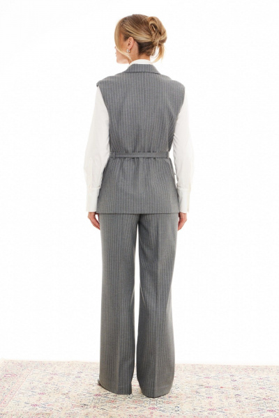 Брюки, жилет Prestige 5564 серый - фото 3