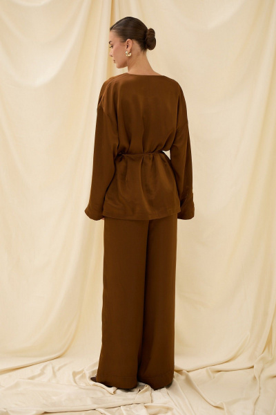 Брюки, жакет Prestige 5623 охра - фото 3