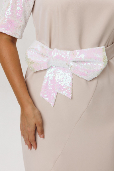 Платье Mubliz 296 экрю - фото 12