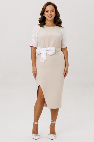 Платье Mubliz 296 экрю - фото 2