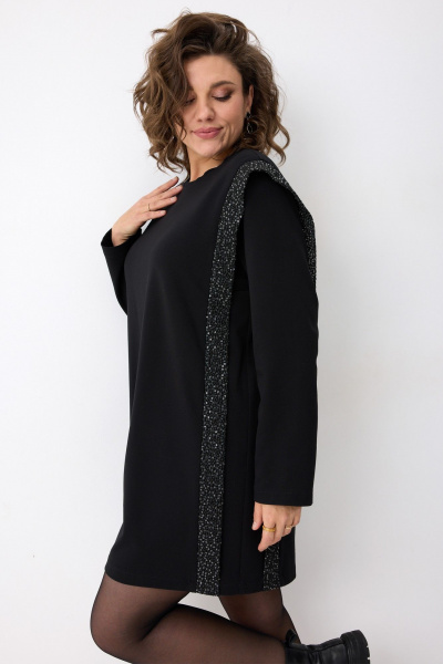 Платье BegiModa 1063 черный - фото 7