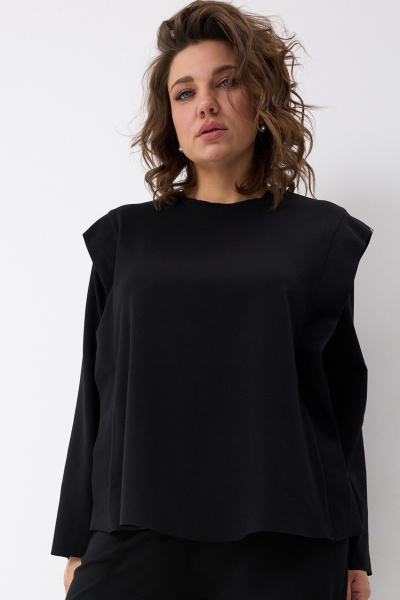 Джемпер, юбка BegiModa 3101 черный - фото 12