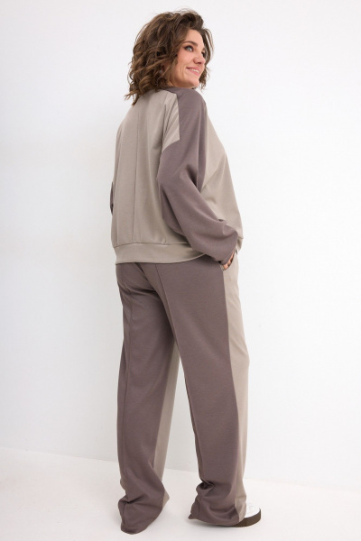 Брюки, свитшот BegiModa 3102 фиолетовый кварц - фото 11