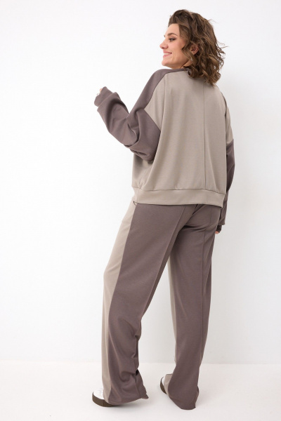 Брюки, свитшот BegiModa 3102 фиолетовый кварц - фото 9